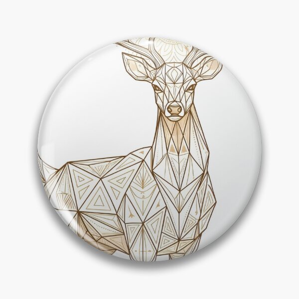Item preview, Sacred Geometric Deer – Guardian of the Portal Sacred Geometric Deer – Guardian of the Portal designed and sold by 	aluzia.design.