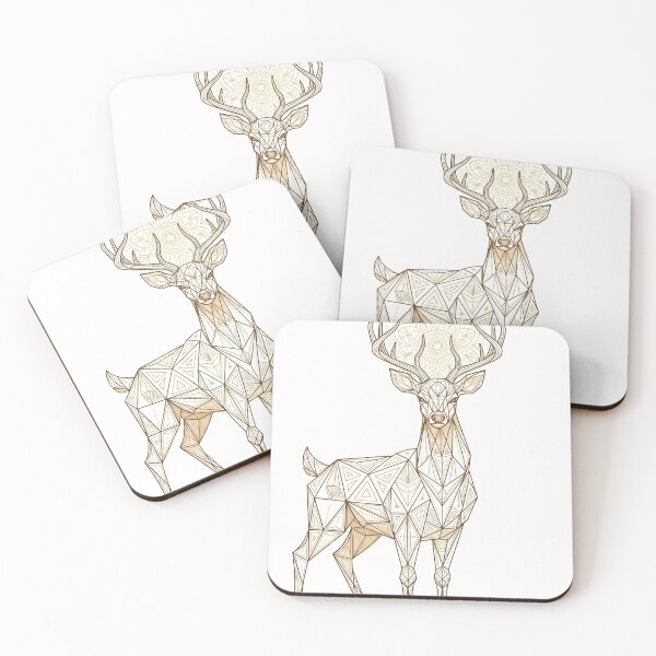 Item preview, Sacred Geometric Deer – Guardian of the Portal Sacred Geometric Deer – Guardian of the Portal designed and sold by 	aluzia.design.