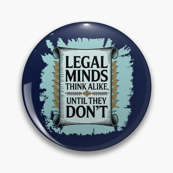 Item preview, Legal Minds Think Alike, Until They Don’t – Law School Survival T-Shirt designed and sold by NoGoodDeeds.