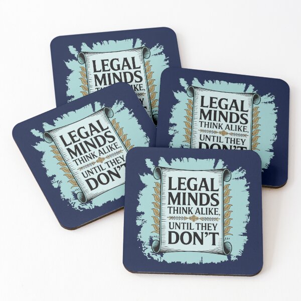 Item preview, Legal Minds Think Alike, Until They Don’t – Law School Survival T-Shirt designed and sold by NoGoodDeeds.