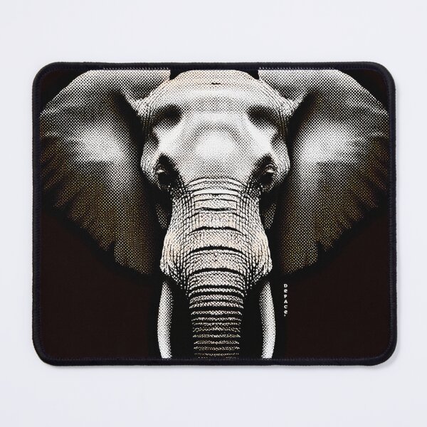 Item preview, Majestic Elephant in Half-Tone Shadows designed and sold by mrpropcake.