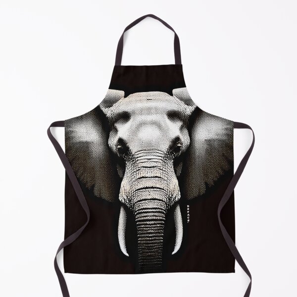 Item preview, Majestic Elephant in Half-Tone Shadows designed and sold by mrpropcake.