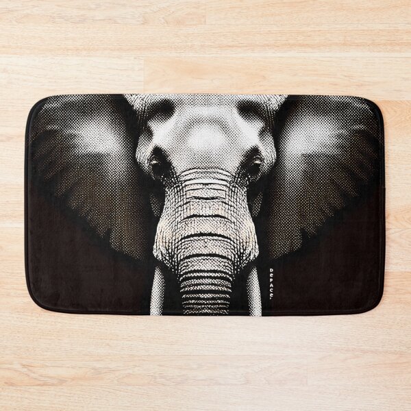 Item preview, Majestic Elephant in Half-Tone Shadows designed and sold by mrpropcake.