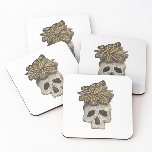 Item preview, Spooky skull plant  designed and sold by jessicahuddles.