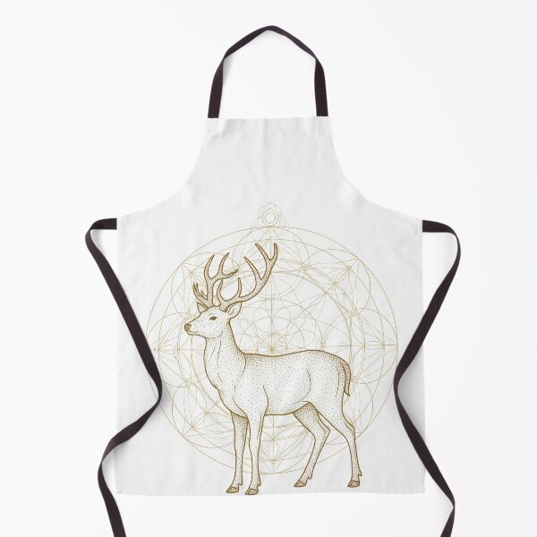 Item preview, Deer with Flower of Life – Heart Guardian Spirit designed and sold by 	aluzia.design.