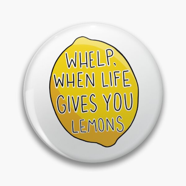 Item preview, When Life Gives You Lemons – Funny Vine Quote Sticker  designed and sold by MrsSmith0323.