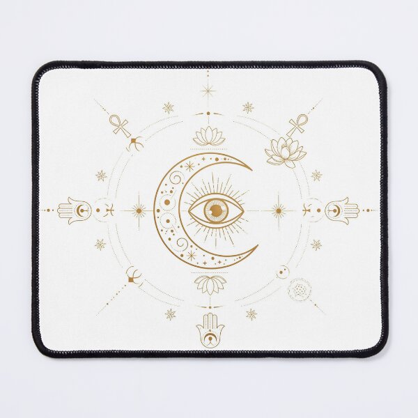 Item preview, Moon Eye – Intuition and Protection Mandala designed and sold by aluzia.design.