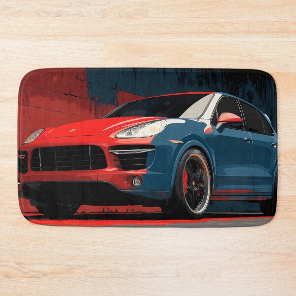Artikelvorschau, Porsche Cayenne GTS Illustration – Leuchtender Pop-Art-Look entworfen und verkauft von AutoPopStudio.