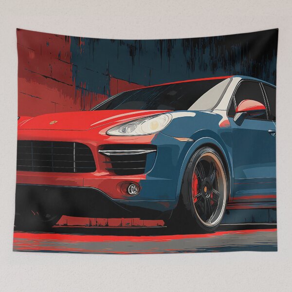 Item preview, Porsche Cayenne GTS Illustration – Bright Pop Art Look designed and sold by AutoPopStudio.