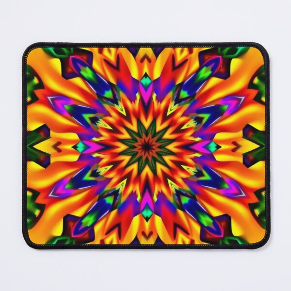 Item preview, Retro Psychedelic Kaleidoscope Burst designed and sold by HLPsychDesigns.