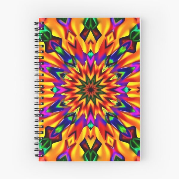 Item preview, Retro Psychedelic Kaleidoscope Burst designed and sold by HLPsychDesigns.