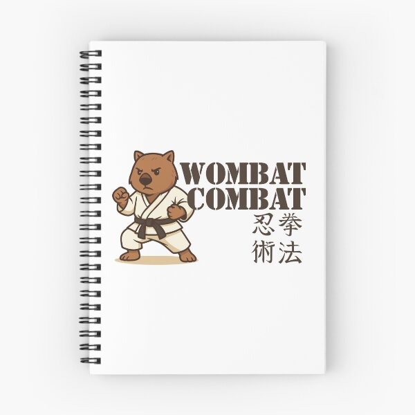 Item preview, Wombat Combat Martial Arts Australian Animal  designed and sold by pUNKnown.
