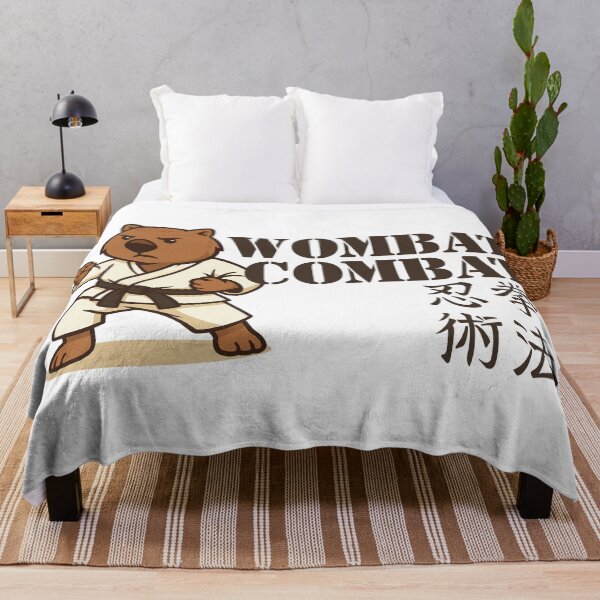 Item preview, Wombat Combat Martial Arts Australian Animal  designed and sold by pUNKnown.