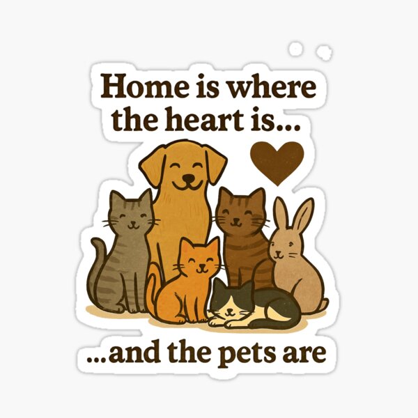 Artikel-Vorschau von Tiere unserer Familie, Geschenk für Menschen, die Haustiere mögen, Pelzfamilie, designt und verkauft von E.D.CH designs..