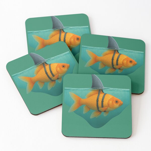 Item preview, Goldfish with a Shark Fin – Be Bold, Be Different designed and sold by Right-UR.