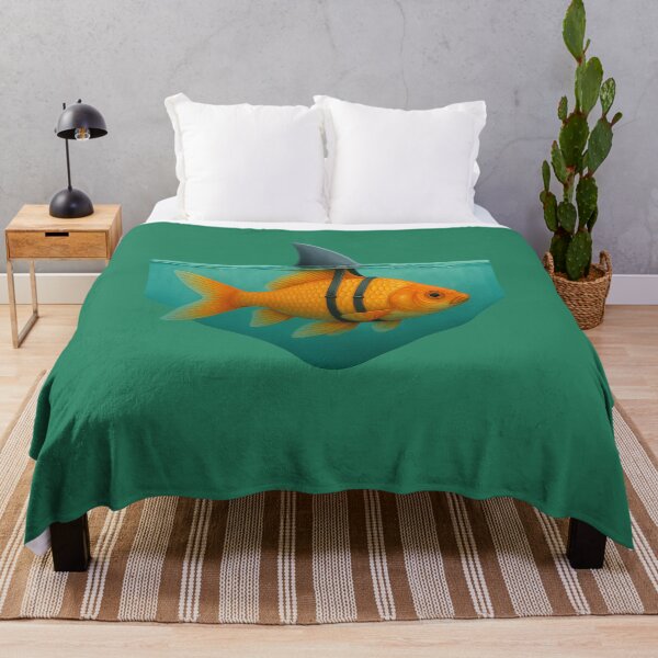Item preview, Goldfish with a Shark Fin – Be Bold, Be Different designed and sold by Right-UR.