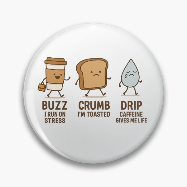 Item preview, Buzz, Crumb & Drip – Breakfast Breakdown Squad designed and sold by hYetzirah.