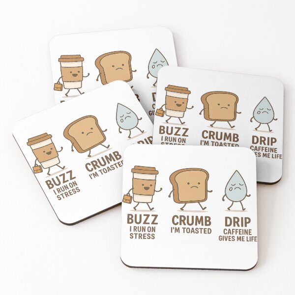 Item preview, Buzz, Crumb & Drip – Breakfast Breakdown Squad designed and sold by hYetzirah.