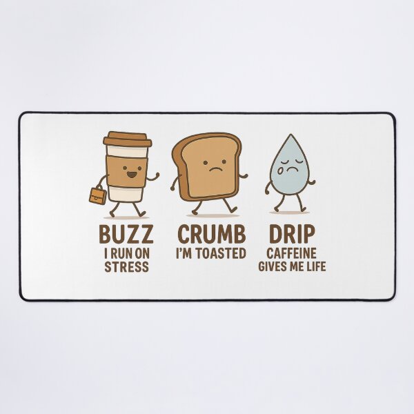Item preview, Buzz, Crumb & Drip – Breakfast Breakdown Squad designed and sold by hYetzirah.