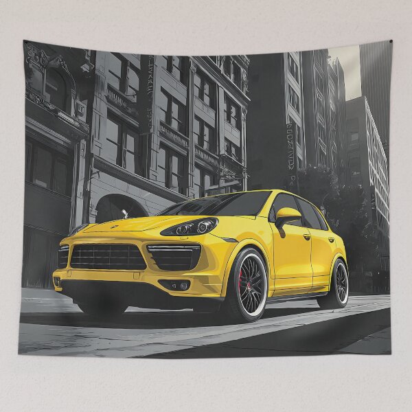 Item preview, Porsche Cayenne GTS Wall Poster – Bold Automotive Pop Art designed and sold by AutoPopStudio.