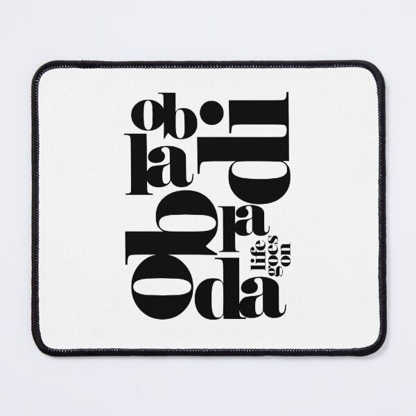 Item preview, ObLaDi ObLaDa minimalist typography design designed and sold by Parachute425.