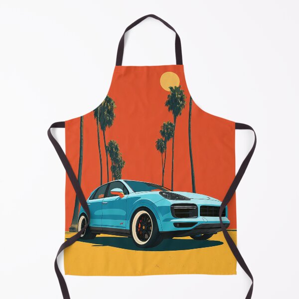 Item preview, Pop Art Porsche Cayenne GTS – Vibrant SUV Illustration Print designed and sold by AutoPopStudio.
