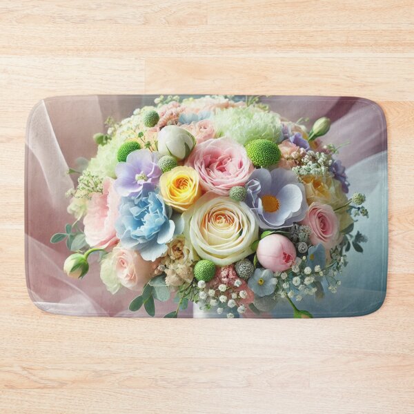 Item preview,  Elegant Spring Wedding Bouquet with Pastel Roses and Ranunculus designed and sold by FantaDesign.