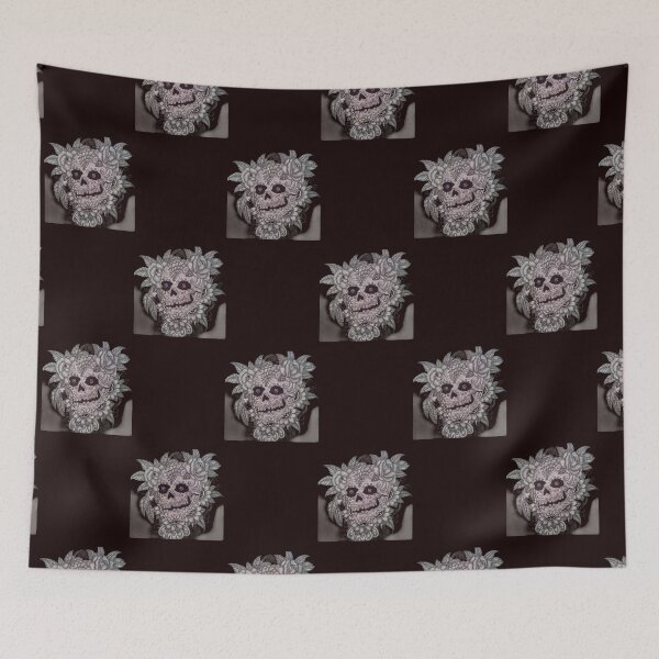 Item preview, sugar skull drawing  designed and sold by pksart1.