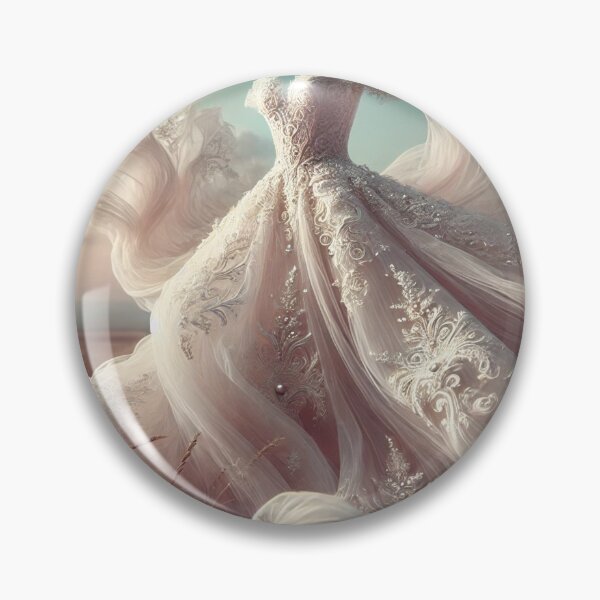 Item preview,  Ethereal Lace Wedding Dress Flowing in Sunset Breeze designed and sold by FantaDesign.