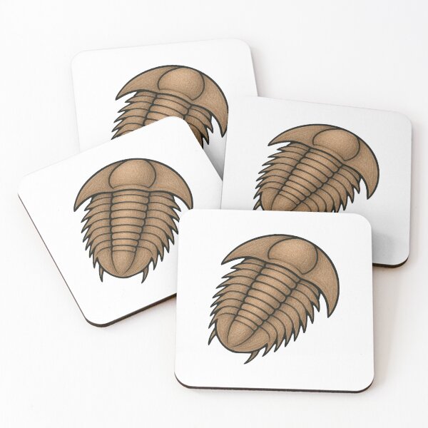 Item preview, Trilobite Illustration – Prehistoric Marine Fossil Arthropod Drawing designed and sold by Vendeloc.