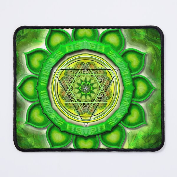 Item preview, Radiant Heart Chakra radiating spiritual energy designed and sold by Bodhiartstudio.