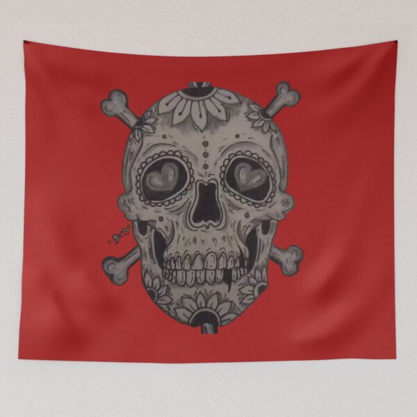 Item preview, sugar skull pencil drawing  designed and sold by pksart1.