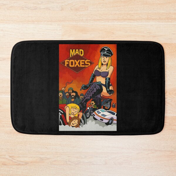 Item preview, Mad Foxes – Wild Biker Chaos Unleashed designed and sold by ChickenFund.