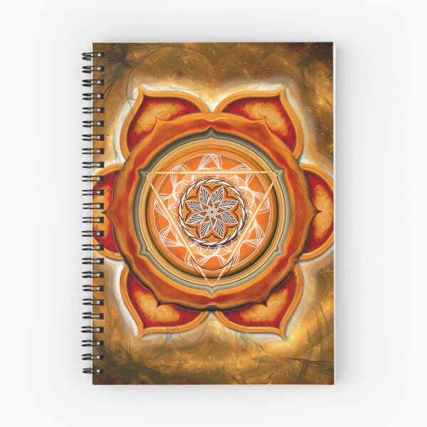 Item preview, Radiant Sacral Chakra radiating spiritual energy designed and sold by Bodhiartstudio.