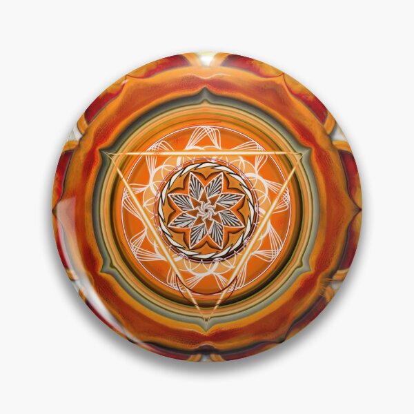 Item preview, Radiant Sacral Chakra radiating spiritual energy designed and sold by Bodhiartstudio.