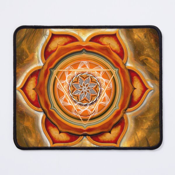 Item preview, Radiant Sacral Chakra radiating spiritual energy designed and sold by Bodhiartstudio.