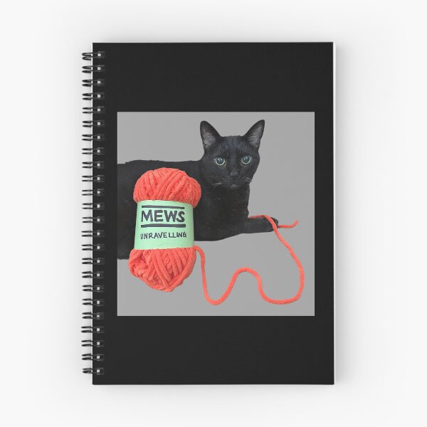 Item preview, Mews "Unravelling" featuring Manny Halloween Cat designed and sold by MannyShop.