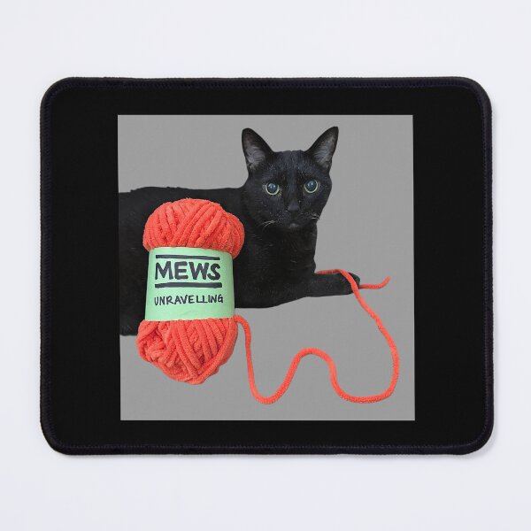 Item preview, Mews "Unravelling" featuring Manny Halloween Cat designed and sold by MannyShop.