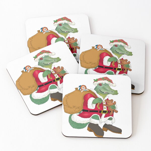 Item preview, Santa Gator for a Cajun Christmas designed and sold by Katy Meg.