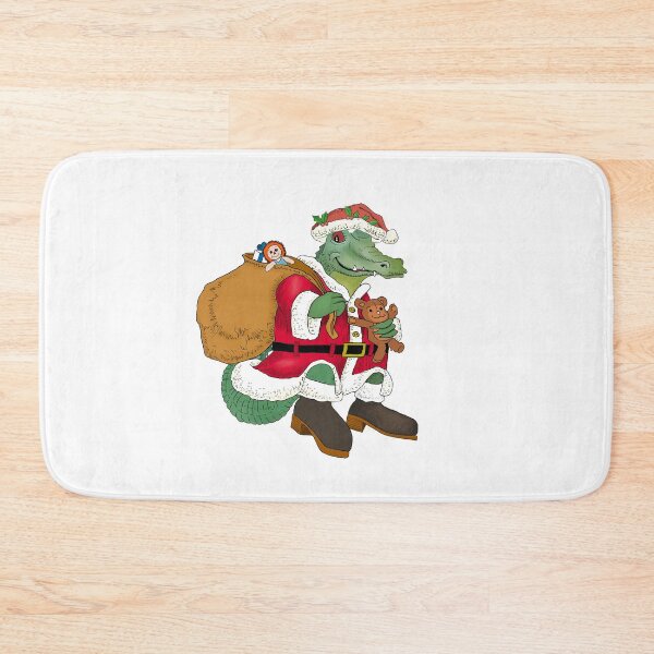 Item preview, Santa Gator for a Cajun Christmas designed and sold by Katy Meg.