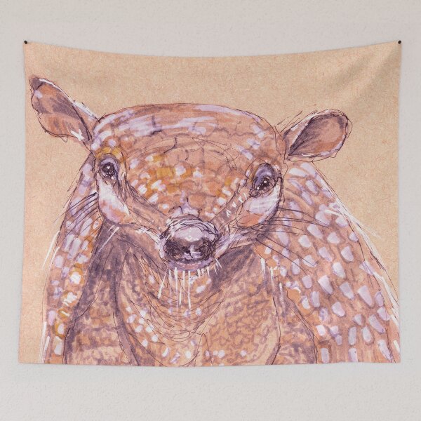 Item preview, Realistic Original Drawing of Southern Three-Banded Armadillo—Tolypeutes matacus designed and sold by Sheila Singhal.