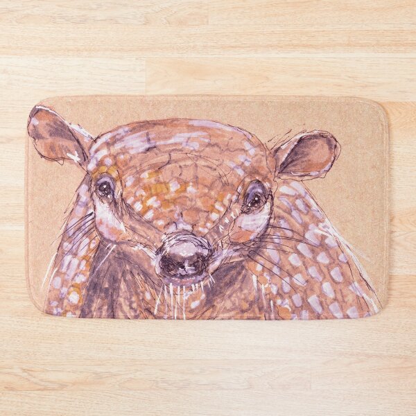Item preview, Realistic Original Drawing of Southern Three-Banded Armadillo—Tolypeutes matacus designed and sold by Sheila Singhal.