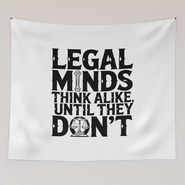 Item preview, All Legal Minds Think Alike, Until They Don’t – True Crime Fan T-Shirt designed and sold by NoGoodDeeds.