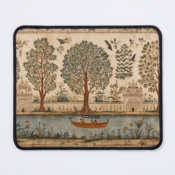 Item preview, Mughal Puzzle, Tree of Life, Bird Art, Indian Textile Jigsaw, Palampore Horizontal Puzzle, Intricate Artwork designed and sold by Rob's General Finds.