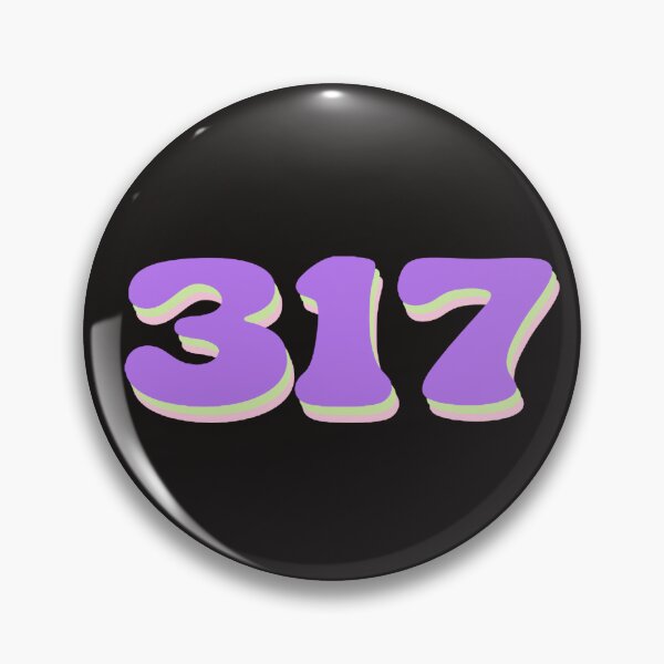 Item preview, Indiana 317 Area Code Pastel Color Scheme designed and sold by LonelyLampShop.