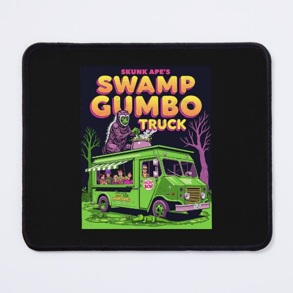 Item preview, Skunk Ape's Swamp Gumbo Truck - Sasquatch Food Truck Design designed and sold by Vintagenaut Co..