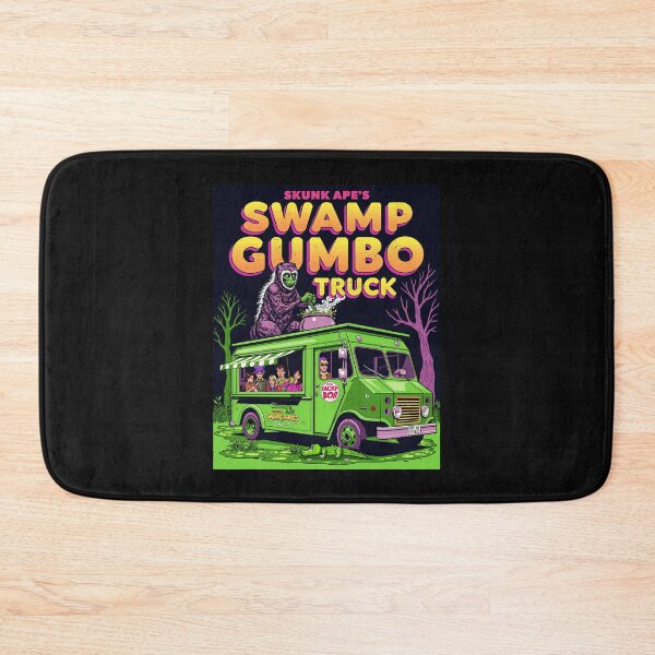 Item preview, Skunk Ape's Swamp Gumbo Truck - Sasquatch Food Truck Design designed and sold by Vintagenaut Co..