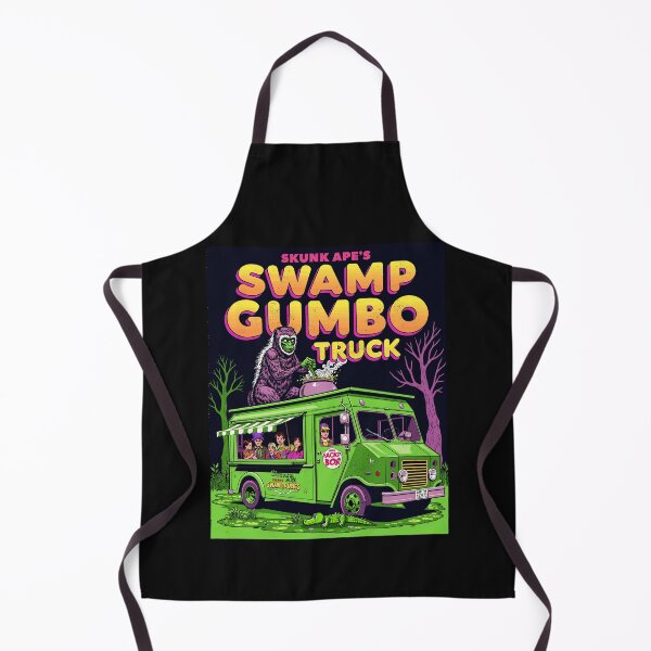 Item preview, Skunk Ape's Swamp Gumbo Truck - Sasquatch Food Truck Design designed and sold by Vintagenaut Co..