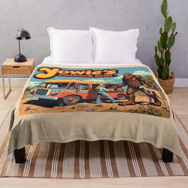 Item preview, Yowie's Outback Grill - Sasquatch Food Truck Design designed and sold by Vintagenaut Co..
