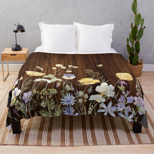 Item preview, Wild Flower with Wood Design designed and sold by Tao's Inspired Hands.